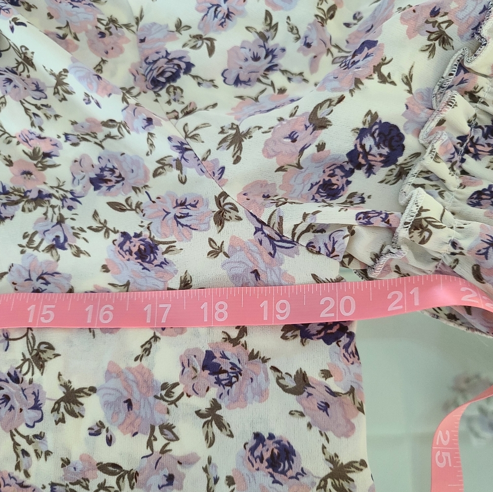 Nasty Gal Collection Floral Mini Dress Size 8 - Picture 6 of 8